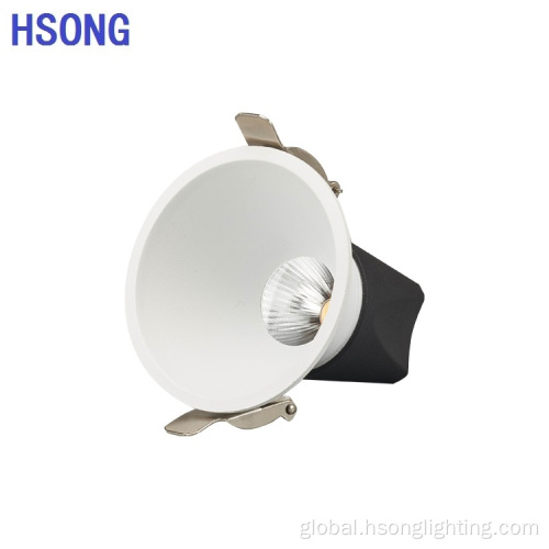 LED COB Recessed Spotlight Trimless white/black embedded led cob downlight spotlights Factory